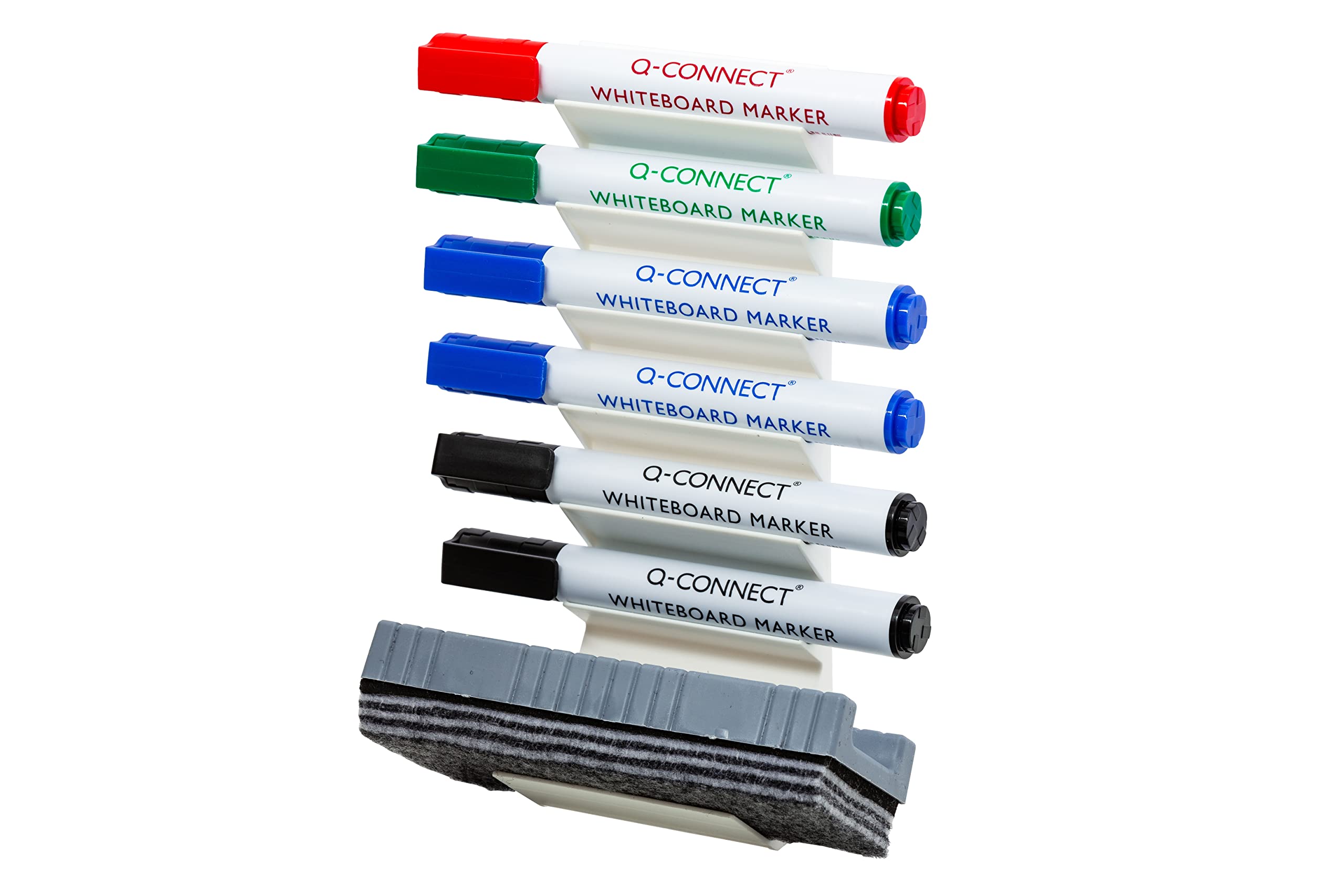 Q-Connect Whiteboard Pen and Eraser Holder