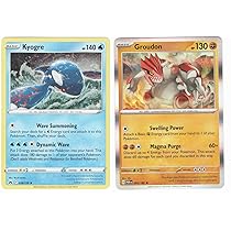 Kyogre & Groudon – Legendary Pokemon Card Lot – Paradox Rift Crown