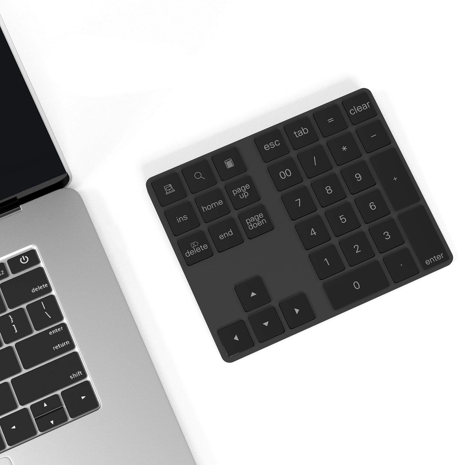 DLH - Étui à rabat pour tablette - compatible avec le clavier - pour