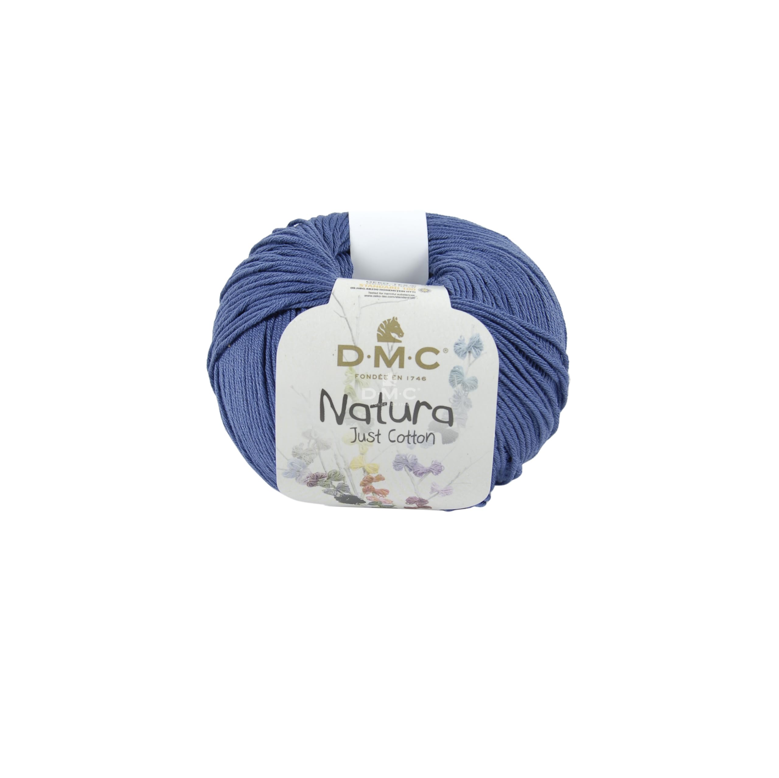 DMC Natura Yarn, 100% Cotton, Blue Knight (N53), 50g — image 1