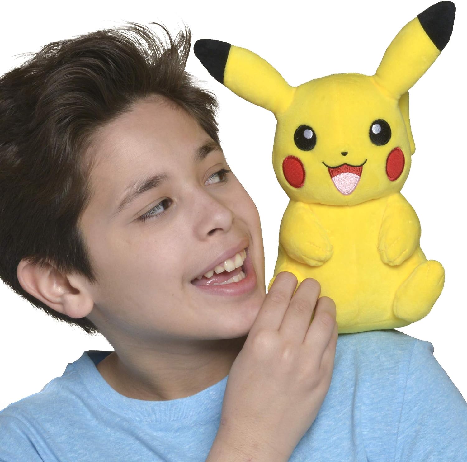 Pokémon Pikachu Plush - 8-Inch Soft Plush with Authentic Details, Yellow, 20 cm - Image 3