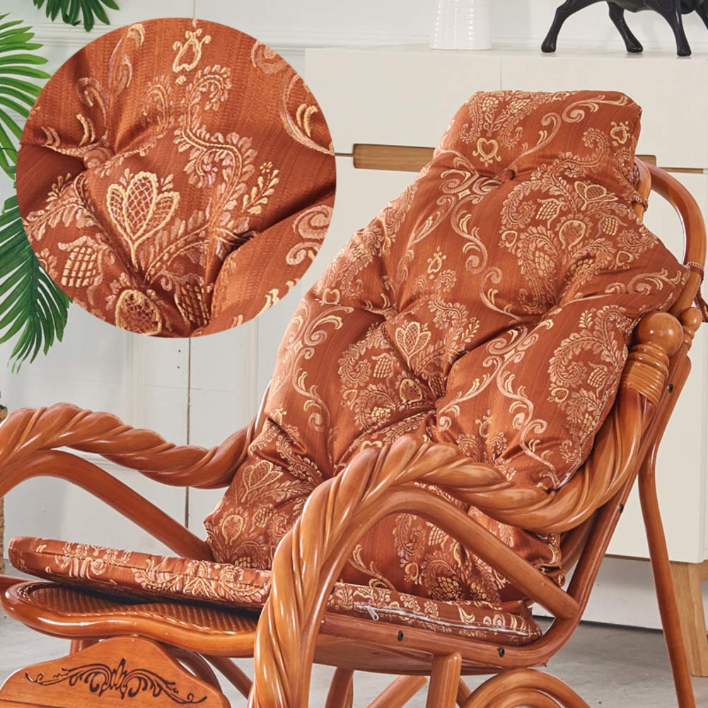 Saddpa Rocking Chair Cushion With Ties Patio Seat Cushions High