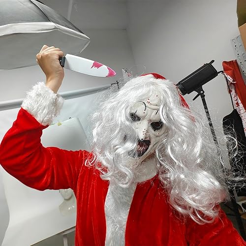 Scary Christmas Costume for Kid with Scary Killer Costume Mask