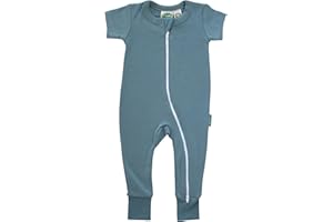 Parade Organic Essentials '2-Way' Zip Romper - Short Sleeve