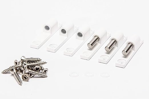 Alu Scharnier standard blanco Insektenschutz Fliegengitter puerta