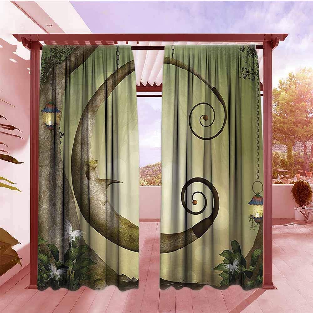 Amazon Com Exterior Outside Curtains Cartoon Decor Collection