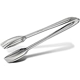 All-Clad Specialty Stainless Steel Kitchen Gadgets Serving Tongs Kitchen Tools, Kitchen Hacks Silver