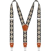 EOAYONY Suspenders for Men Adjustable Heavy Duty with Strong Clips