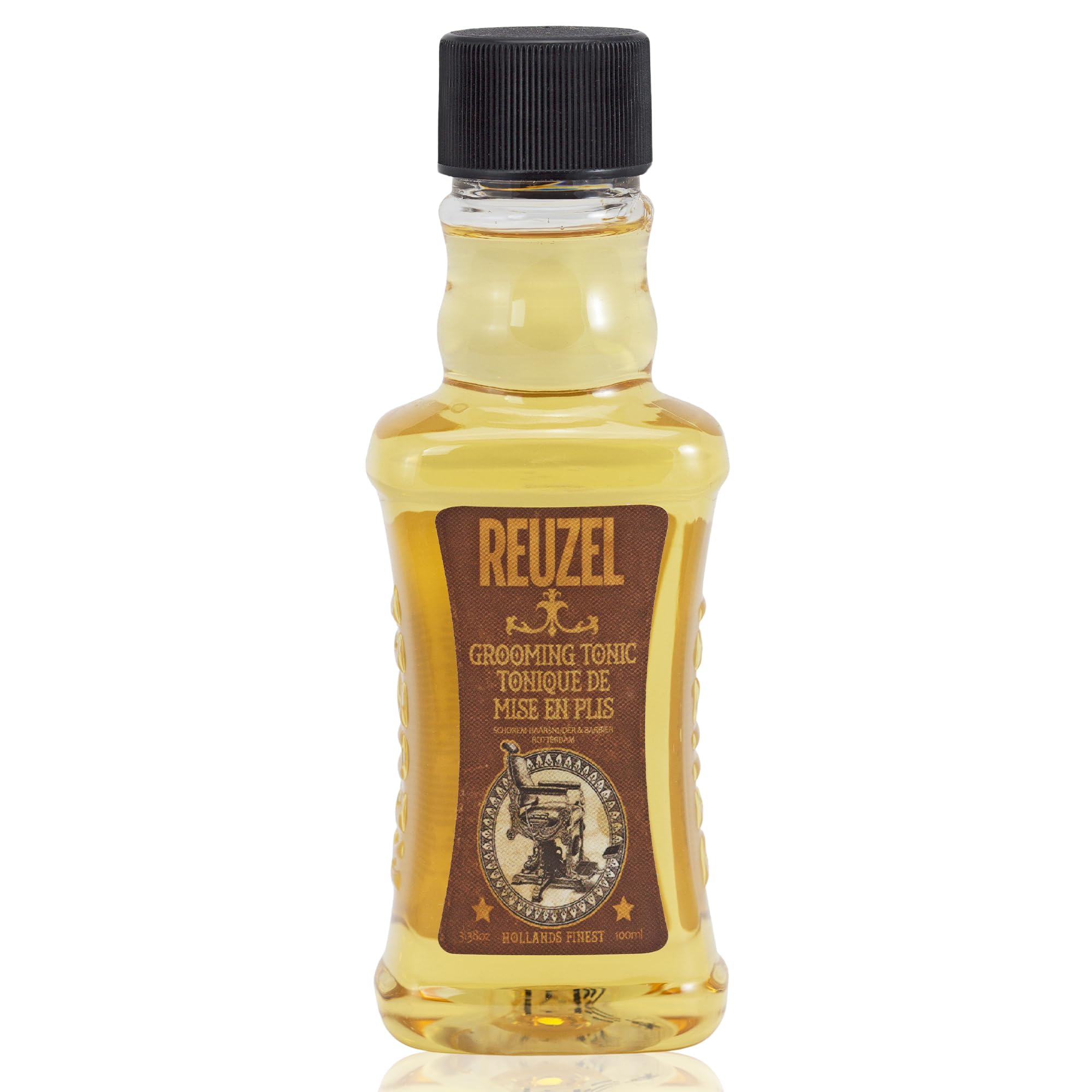 Reuzel Grooming Tonic - Pro Oil Treatment For Men With Organic And Natural Ingredients - Pure, Vegan Serum That Gives Hair Essential Strength And Moisture - Apple No Fragrance - 3.38 oz