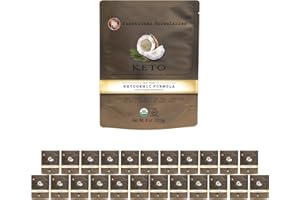 Functional Formularies Ketogenic Meal Replacement Supplement, Add To Your Recipes For Perfectly Balanced Keto Organic Nutrition, 24 Pack