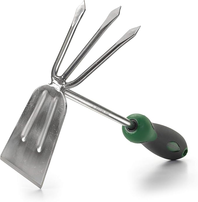 Edward Tools Stainless Steel Hoe and Cultivator Hand