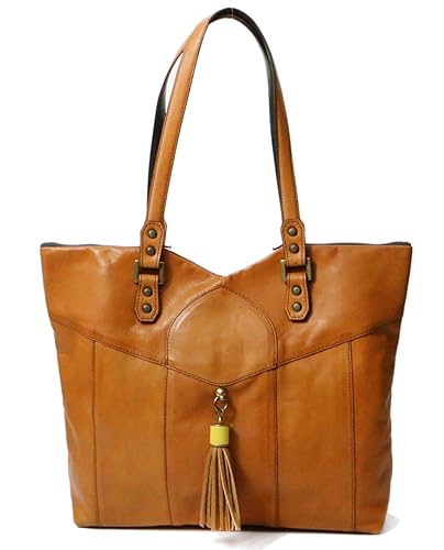 Amazon Moquip ガルーシャのタッセルトートバッグ オークル Ocher