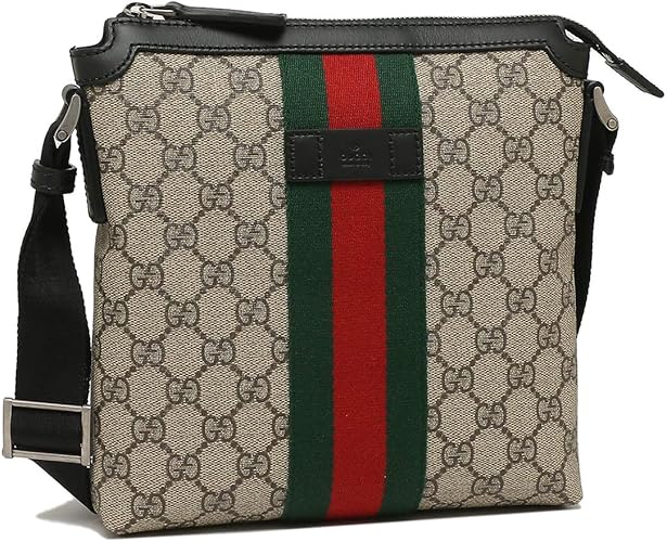 Amazon グッチ ショルダーバッグ メンズ Gucci Khngn 9692 ベージュ ブラウン 並行輸入品 Gucci グッチ ショルダーバッグ