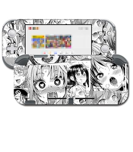 ZOOMHITSKINS Switch Lite Accessories, Compatible For Nintendo Switch Lite Skin Pink Color Simple Vivid Neon Cherry Sakura Rose Blossom 3m Vinyl
