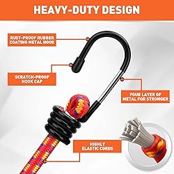 HORUSDY 21 - Piece Bungee Cord Set with Hooks