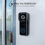 XTU Wireless WiFi Video Doorbell Camera 2K HD Battery PIR Motion Night Vision view 6