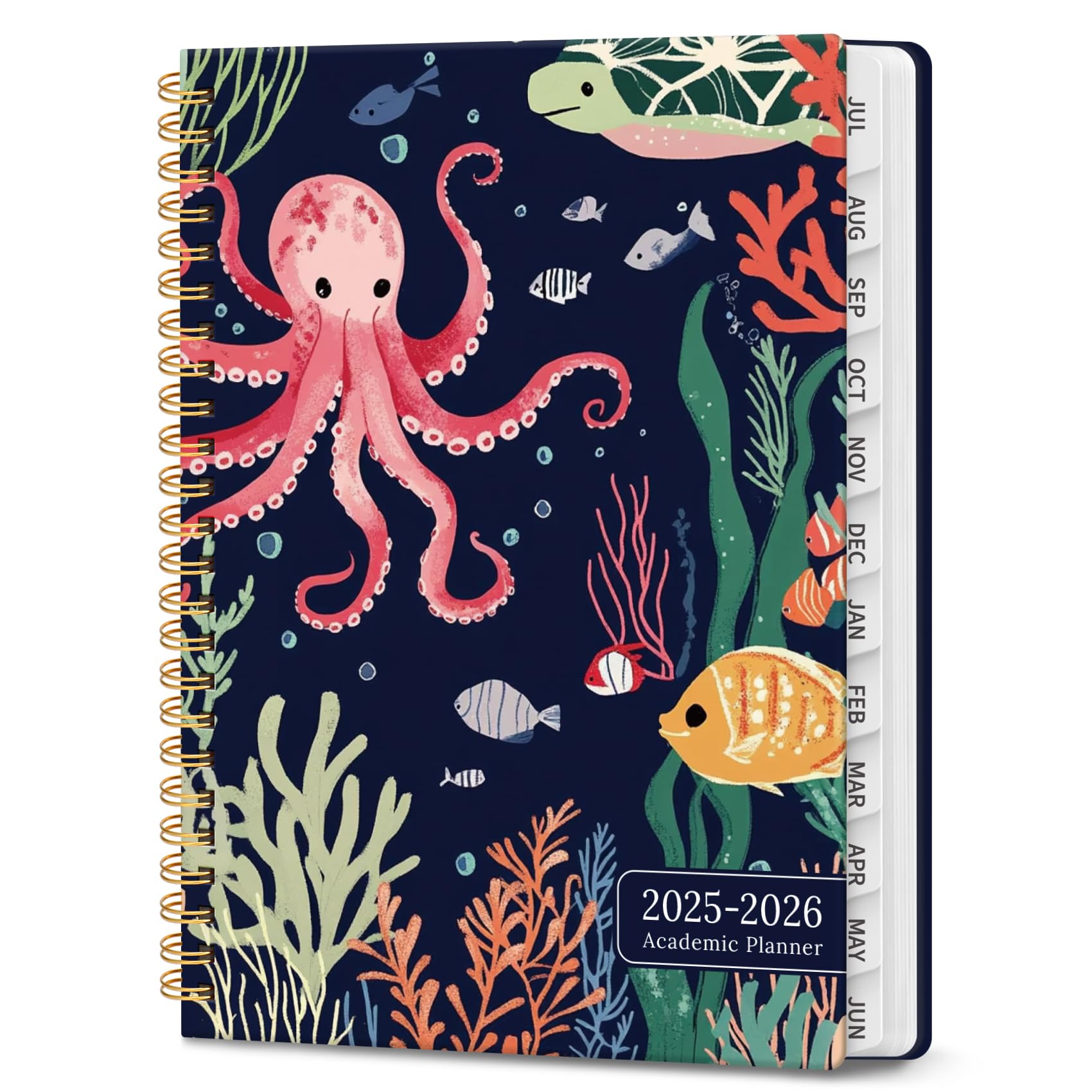 Planner 2025-2026, Monthly and Weekly Calendar