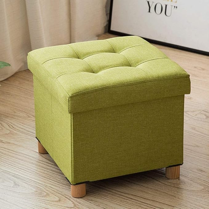 Amazon.de: Rechteckiger Aufbewahrungshocker kubisch gepolstert mit