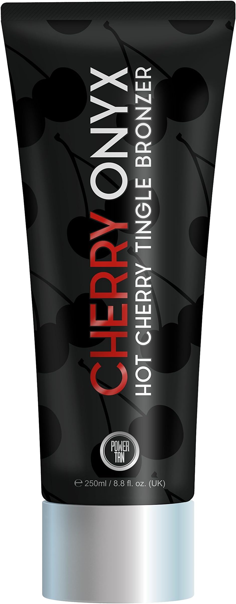 Power Tan Cherry Onyx Hot Tingle Bronzer 250ml Sunbed Accelerator Dark Tan