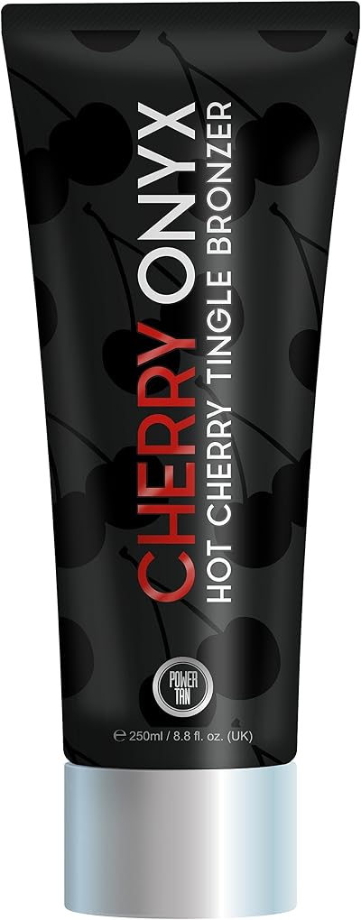 Power Tan Cherry Onyx Hot Tingle Bronzer 250ml Sunbed Accelerator Dark Tan
