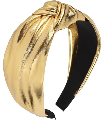 New handmade boutique sequins shiny fancy flexible top knot headband gold Top Knot Headband | eBay main image 3