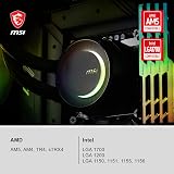 MSI MAG Coreliquid E360 AIO CPU Cooler ARGB Dual-Chamber 3x FDB Fans view 7