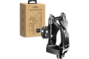 Frokom Motorcycle ATV Cup Holder, Universal Water Bottle Holder with 0.5”- 1.57” Metal Clamp, Upgraded Drink Holder for Motorcycle Bike Baby Stroller Wheelchair Golf Push Cart Marine Boat Tractor