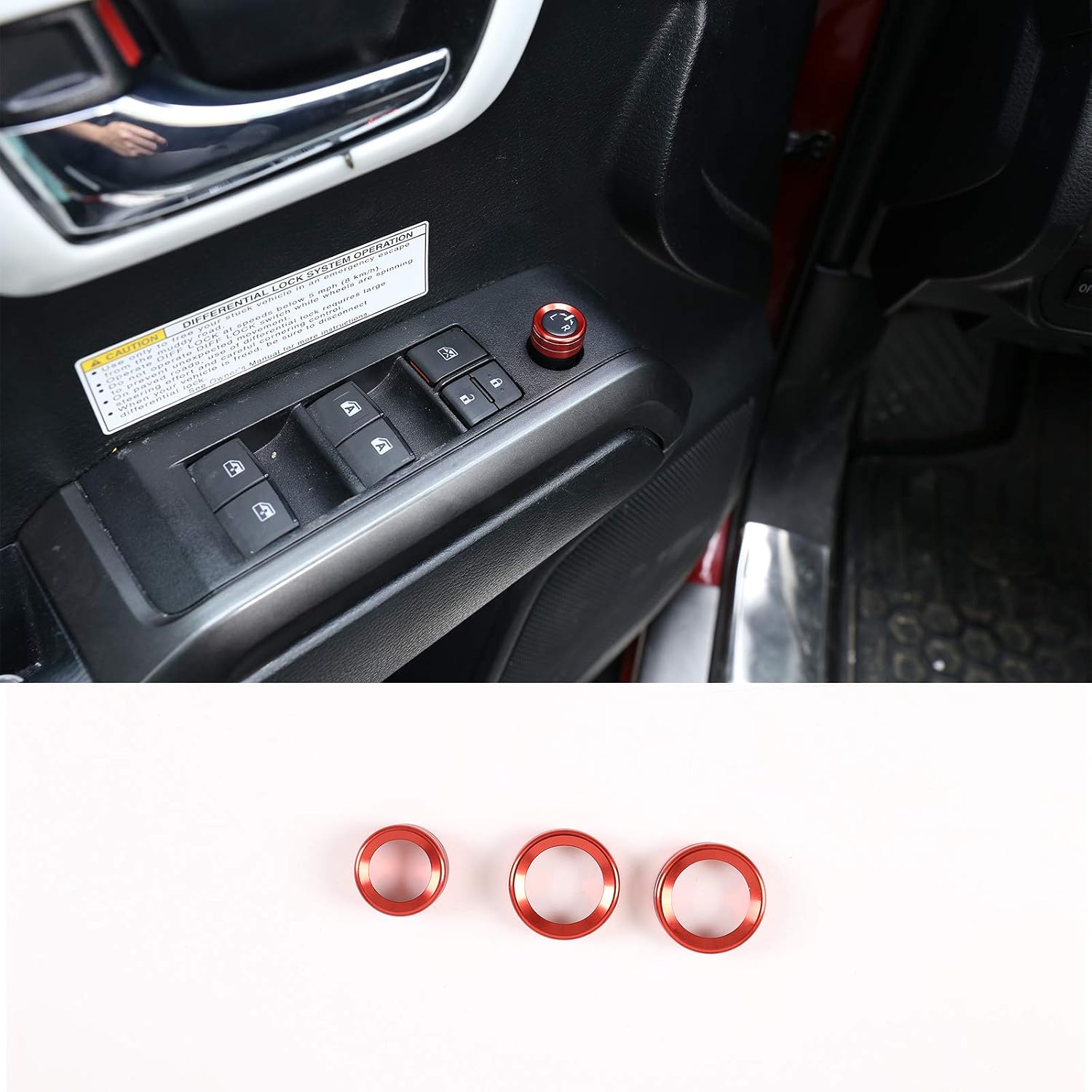 LLKUANG Volume knob & Rearview mirror adjustment Knob for