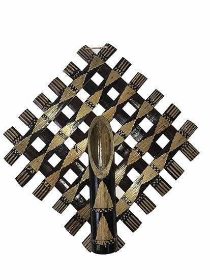 Woodgallery Bamboo Flower Pots/Flower Vase for Home Decoration, Garden, Balcony, Living Room, Wall Hanging