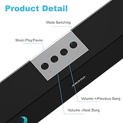 ECPAUTECH Home Portable Bluetooth Speaker, Wireless