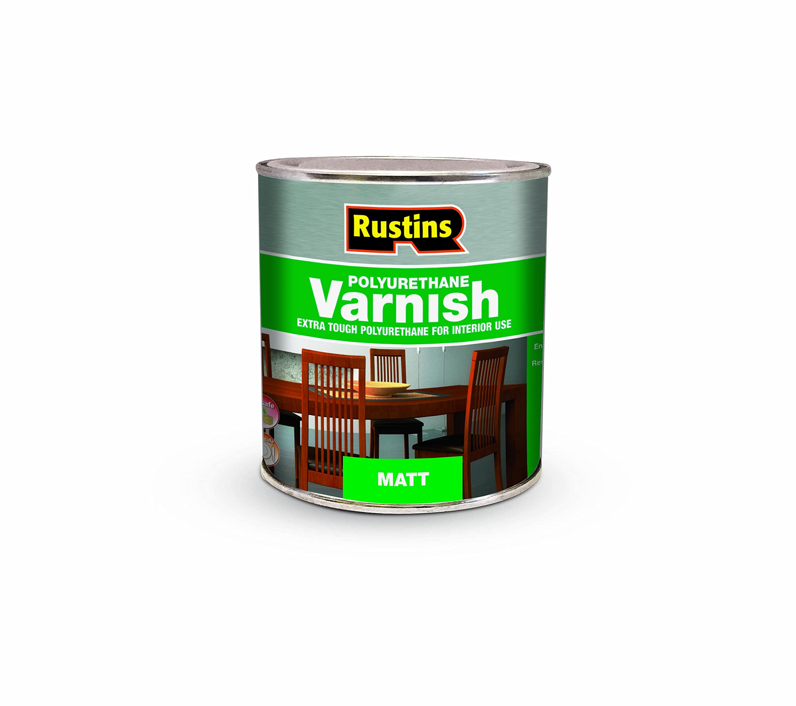 Rustins Polyurethane Varnish Clear Matt Clear - 250 ml