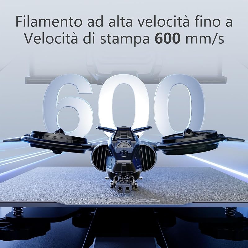 PLA+ Rapido Filamento 1.75mm Bianco 1KG