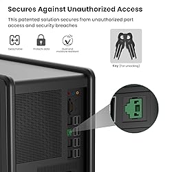 24Pcs RJ45 Port Lock with 2 Keys, ZoeRax Locking