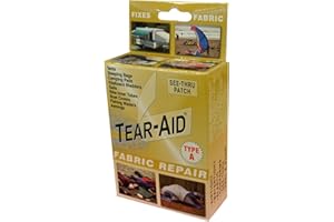 TEAR-AID unisex Fabric Repair first aid kits, Fabric Repair (Pack of 1), Pack 1 US