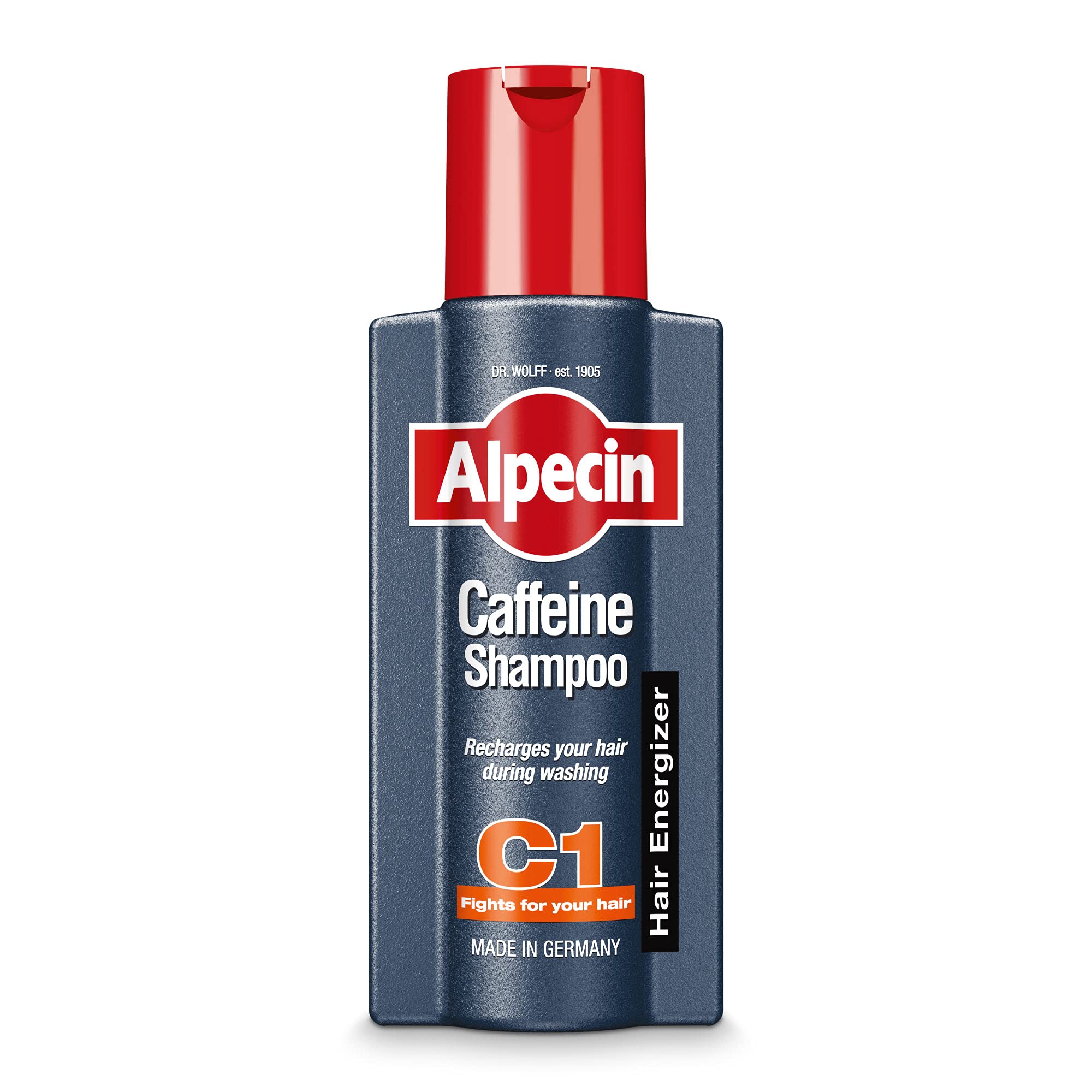 Alpecin Caffeine Shampoo C1 250ml | Against Thinning Hair | Shampoo for Stronger and Thicker Hair | Natural Hair Growth Shampoo for Men | Hair Care for Men Made in Germany โ image 1
