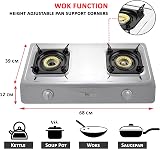 NJ The Right Choice NGB-200 Portable 2 Burner LPG Gas Stove 24 500 BTU view 2