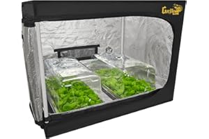 GORILLA GROW TENT Gorilla Clone Tent for Indoor Plant Growing | Mini Hydroponics Grow Tent with Reflective Canvas, and Micro-Mesh Pre-Filters for Seedlings and Propagation (24” x 24” x 32”)