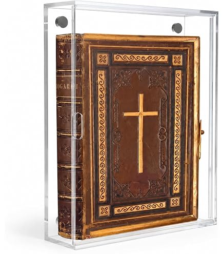 Amazon.com: Acrylic Wall Mount Bible Display Case, Vertical