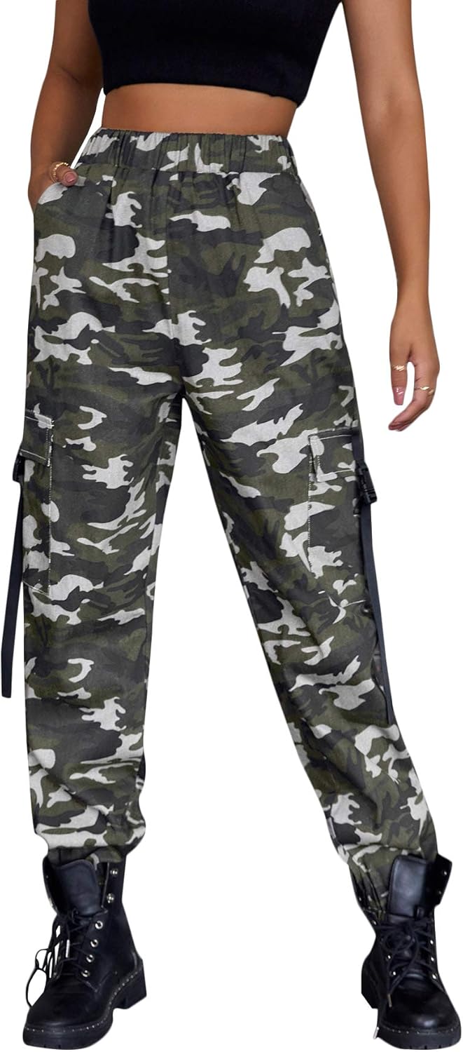 cargo pants army print