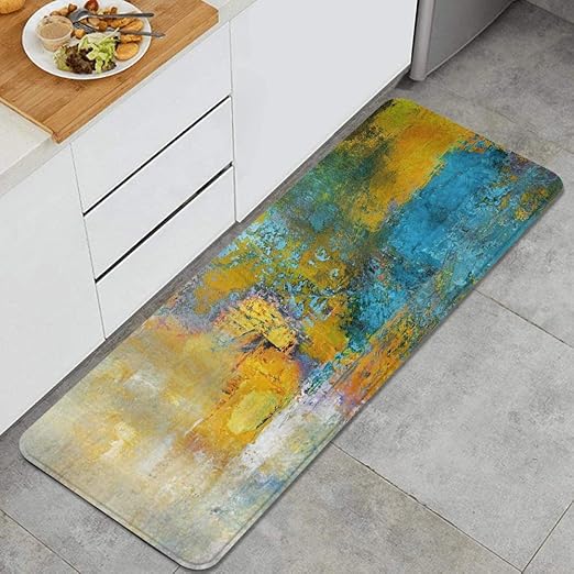 Amazon.de: PANILUR Küchenfußmatten Küche Bodenmatte Komfort，Abstrakter