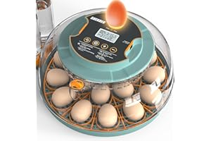 SHENDER Egg Incubators for Hatching Eggs, Egg Incubator with Automatic Egg Turning and Humidity Control and Temperature Control, 18~36 Eggs Incubator for Chicken & Quail