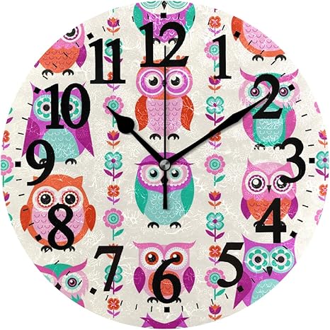 wihve reloj de pared redondo color