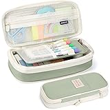 KPX Big Capacity Pencil Pen Case Bag with Zipper