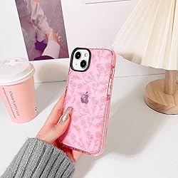 NITITOP Compatible for iPhone 15 Case Cute Flower