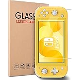 Linsaner 1-Piece Tempered Glass Screen Protector, Custom-Made for Nintendo Switch Lite HD,Anti-Scratch,Clear and Transparent,Fingerprint-Resistant, Bubble-Free Installation,Fit for Switch Lite