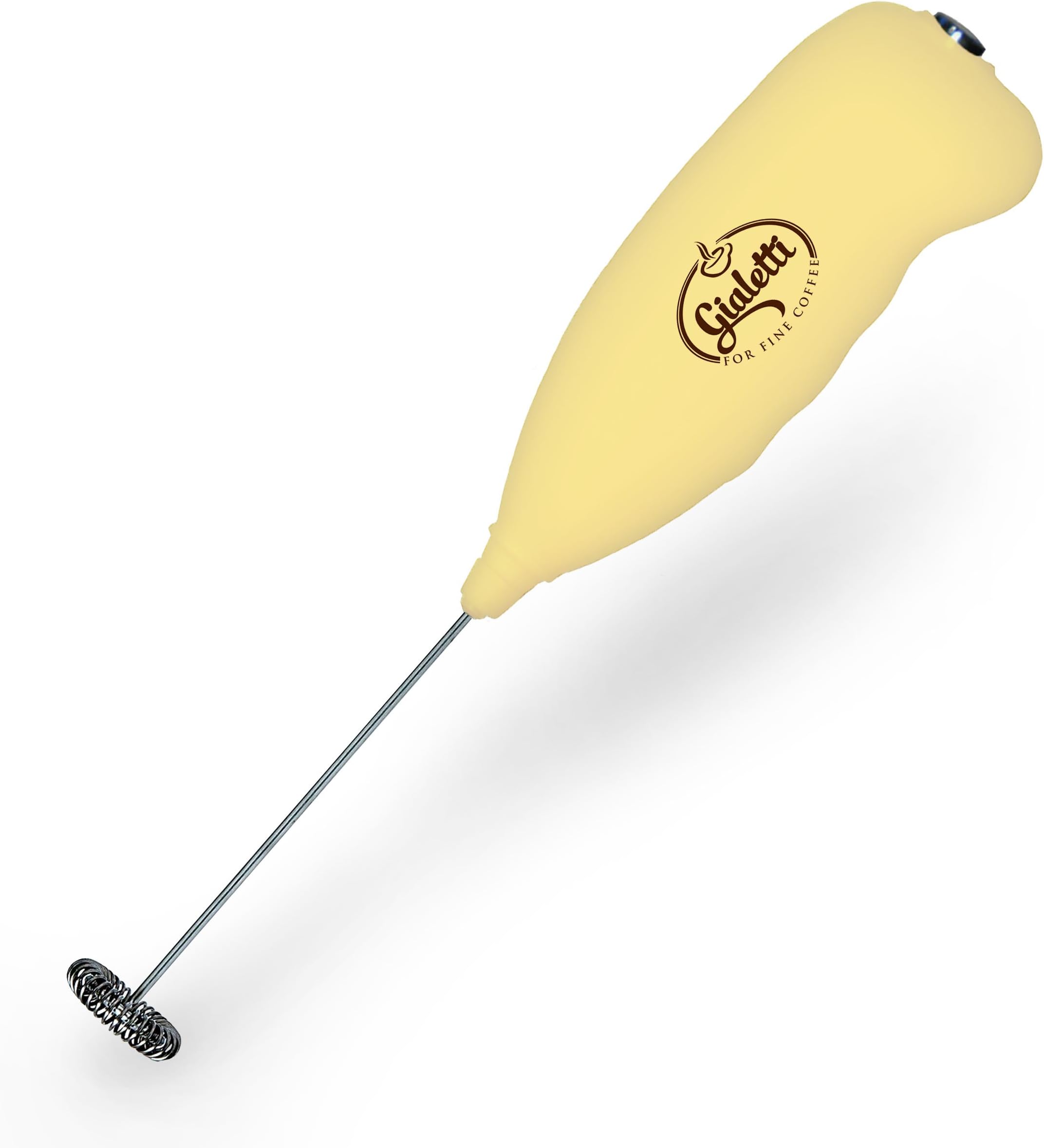 Gialetti Milk Frother Stainless Steel Cappuccino Coffee Foam Maker..Stainless Steel Whisking Mechanism..Electric..Handheld