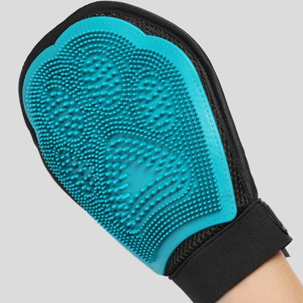 Xing Ruiying Pet Grooming Gloves , Gentle and Skin care / Cleaning / Massage & Bathing Brush & Comb for Dogs, Cats, Horses, Rabbits, Pets’ Hair Removal Tool