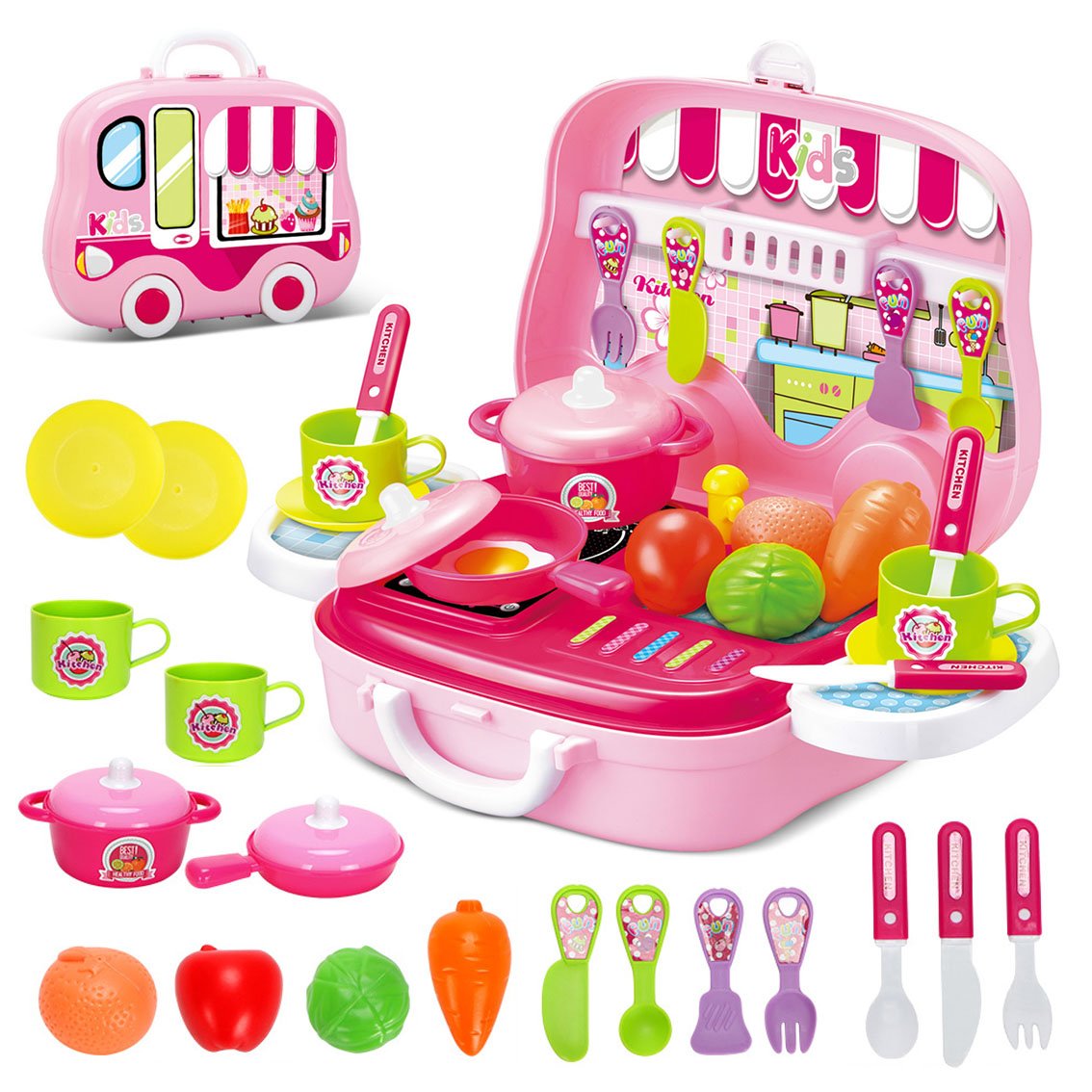 Best kids pink kitchen set