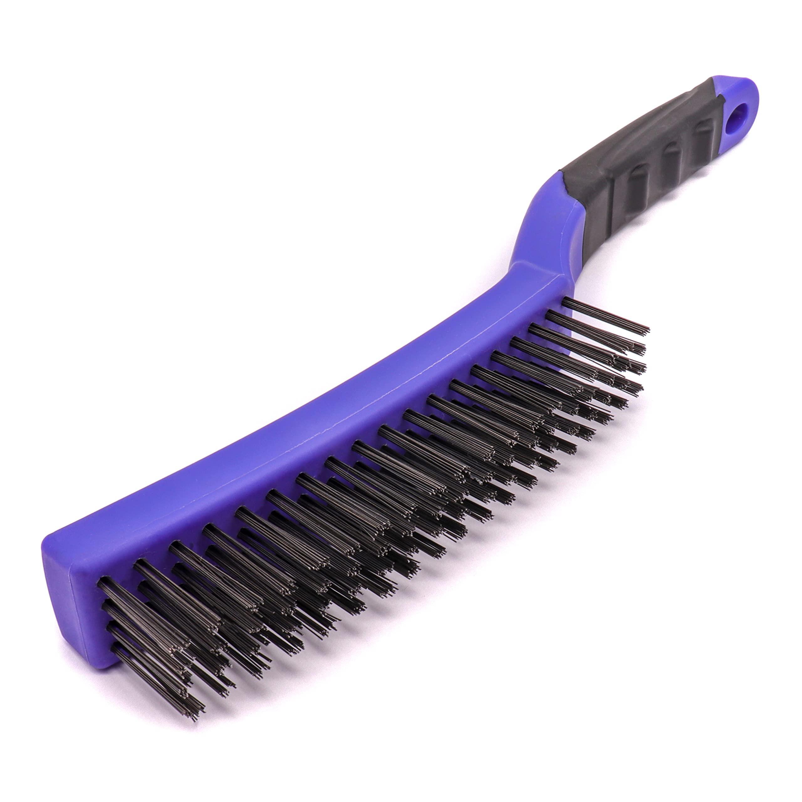 COTTAM Wire Brush | 4 Row | Comfort Grip (Carbon Steel)