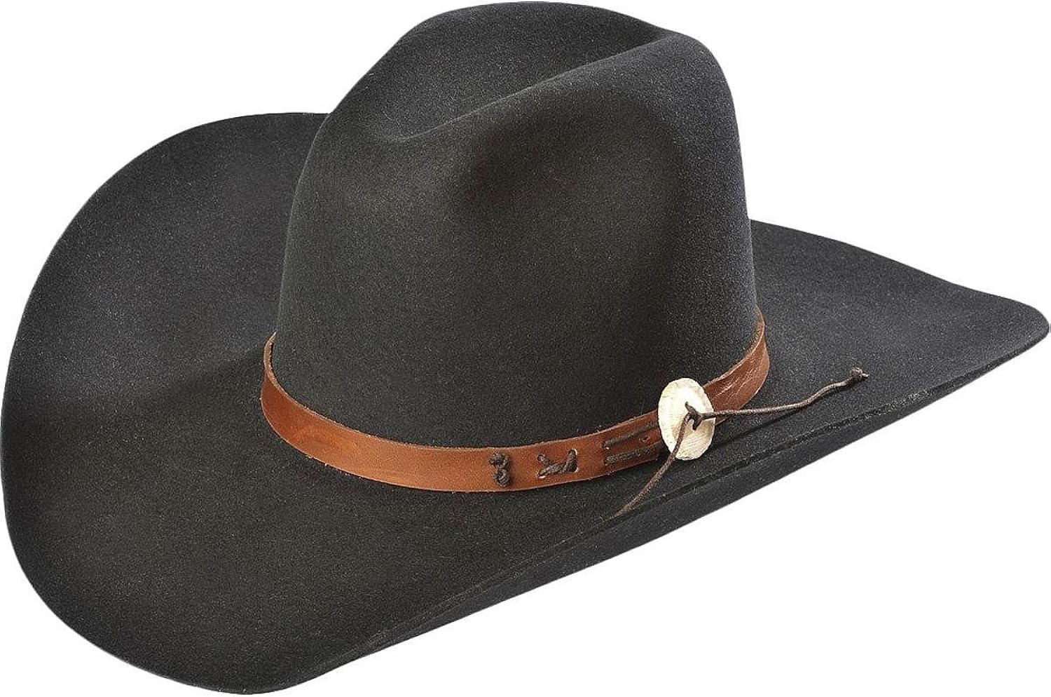 Stetson Men's 4X Tall Tale Buffalo Felt Cowboy Hat Sbtalt1243 at